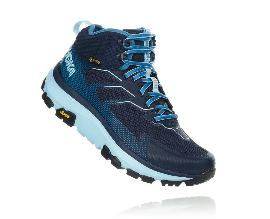 Hoka Australia One One Toa GORE-TEX - Womens Hiking Boots Blue - LNJWB-8970